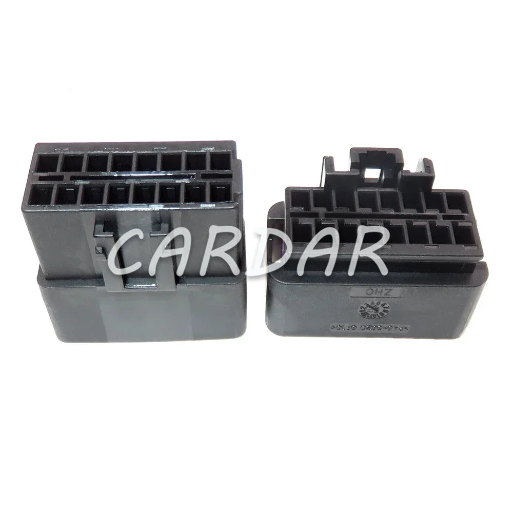 Conector de cable automático de 16 pines 15332182 15332177, adaptador macho hembra, carcasa de plástico para coche, enchufe sin sellar