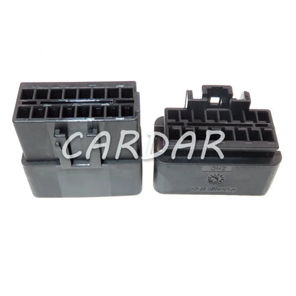 Conector de cable automático de 16 pines 15332182 15332177, adaptador macho hembra, carcasa de plástico para coche, enchufe sin sellar