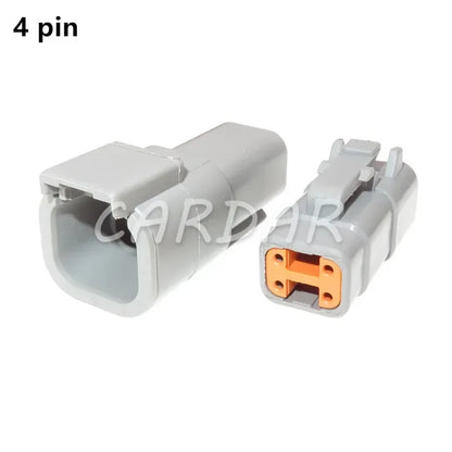 Deutsch DTM Waterproof Wire Connector Kit DTM06-2/3/4/6/8/12S DTM04-2/3/4/6/8/12P Automotive Sealed Plug with pins
