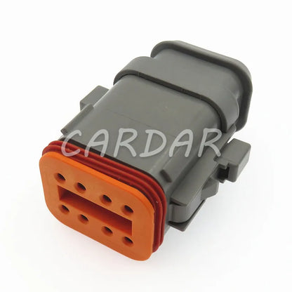 8 Pin DT04-8P-E008 DT04-8S-E008 Black Colour DT Series Automotive Waterproof Connector Plug With Terminals