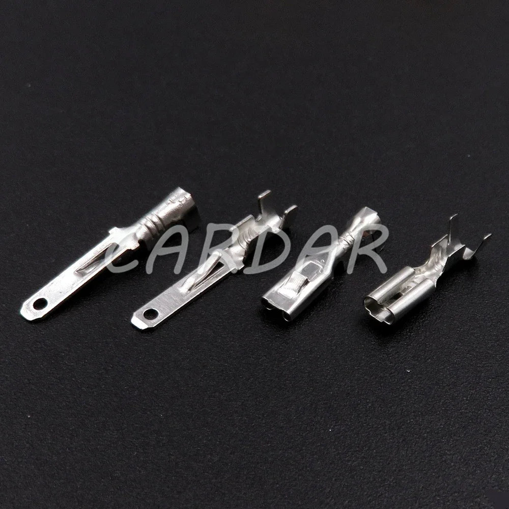 4 Pin 2.8 Series Auto Fuel Pump Electrical Connector 6130-0540 6130-2340 Male Female Unsealed Socket