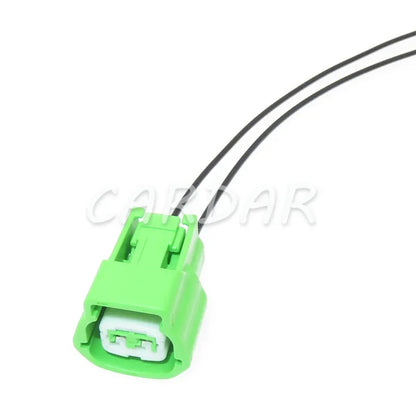 2 Pin Green Automobile Sealed Connector Electrical Wire Cable Harness Waterproof Socket