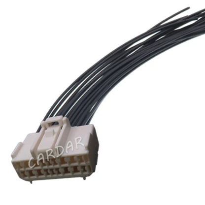 18 Pin 6098-1164 Car Electrical Socket White Automobile Hybrid Connector Auto Wiring Terminal Adapter