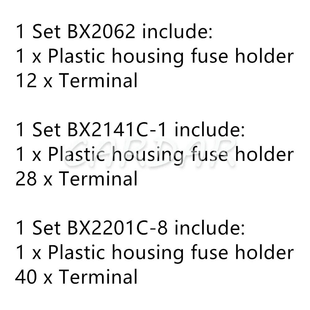 6/14/20 Way Standard Car Fuse Holder Box Blade Fuse Block Automotive Multi-circuit Assembly Control Box with Terminals