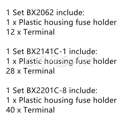 6/14/20 Way Standard Car Fuse Holder Box Blade Fuse Block Automotive Multi-circuit Assembly Control Box with Terminals