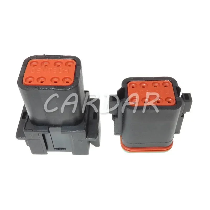 8 Pin DT04-8P DT06-8S Black Colour DT Series Automotive Waterproof Deutsch Connector Plug With Terminals