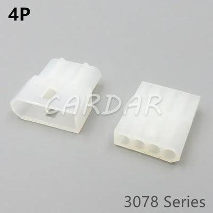 2P 3P 4P 6P 9P 12P Electrical Connector 3078 Series Plug Kits Female Male Socket With Pins For Auto Motorcycle Motorbike