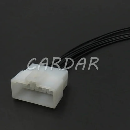 6 Pin 6.3mm Auto Wire Connector Automobile Socket With Terminals