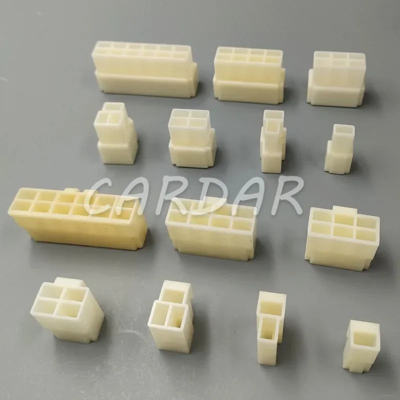 6.3 Series 1 / 2 / 3 / 4 / 6 / 8 / 12 Pin Automotive Wire Connector Motorcycle Socket With Terminals Pins Electric Vehicle Plug