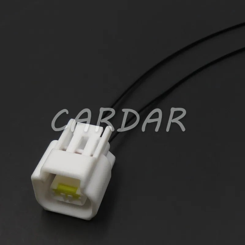 2 Pin Car High Voltage Pack Ignition Coil Plug White Wire Harness Sealed Socket FW-C-2F-B FW-C-2M-B