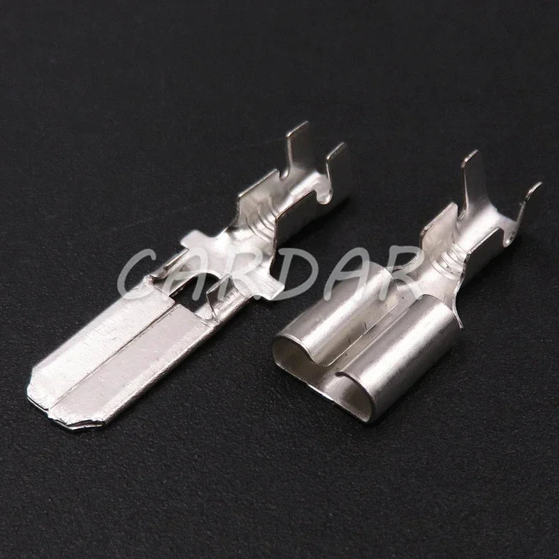 1 Pin 6.3 Series 6070-1471 6070-1481 Auto Wiring Connector Unsealed Plastic Socket With Terminal