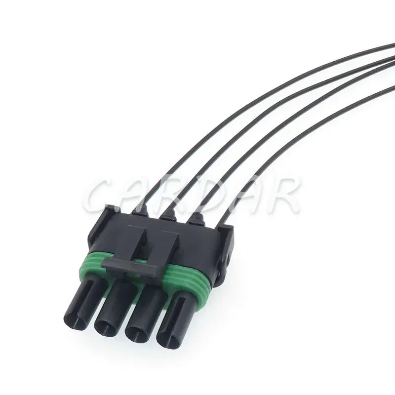 4 Pin 12015797 12010974 Automobile Connector Weather Pack Electrical Sealed Wiring Socket