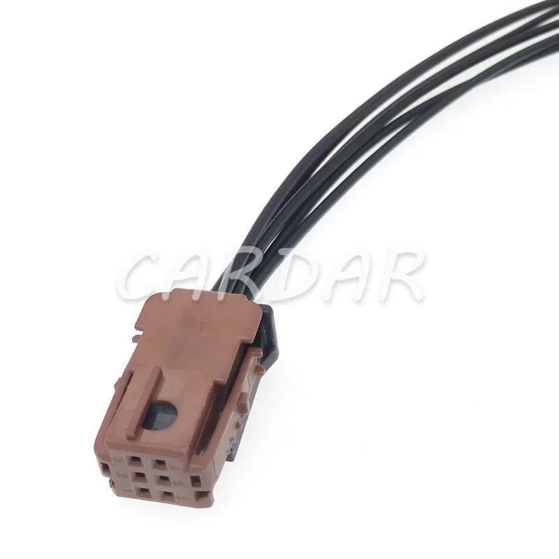 6 Pin Brown Auto Unsealed Socket Car Cable Harness Plastic Housing Connector 185311-1 953381-1 953382-4