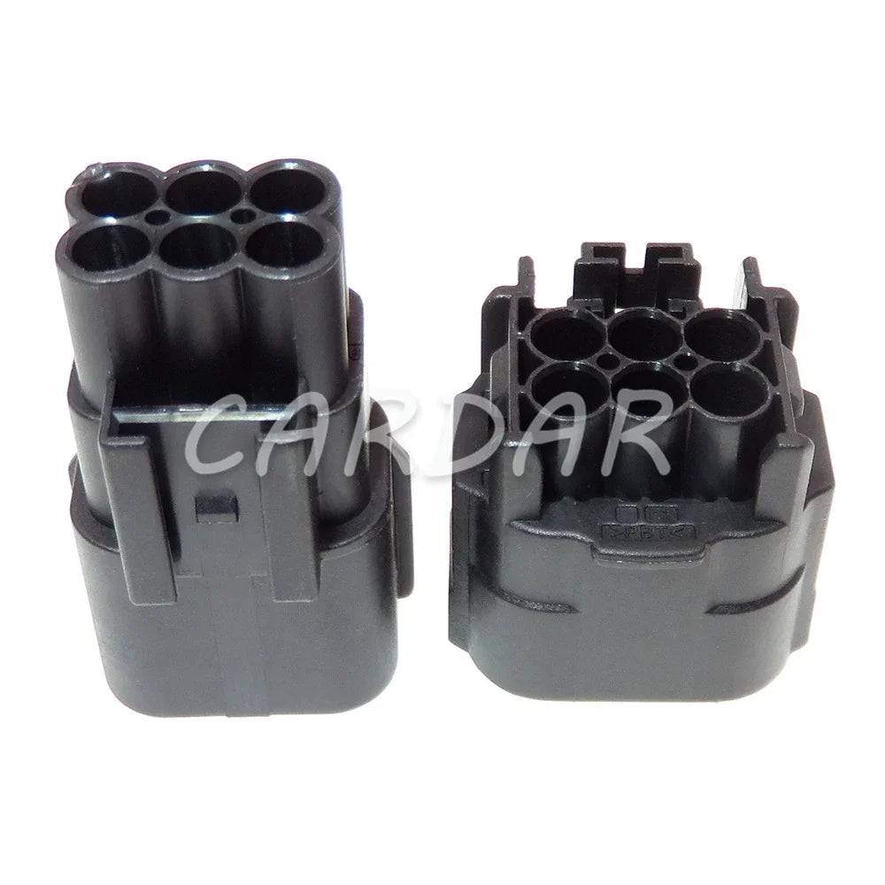 6 Pin 2 Series Automotive Waterproof Male Female Socket Car Wiring Harness Adapter 6189-7535 6189-7534