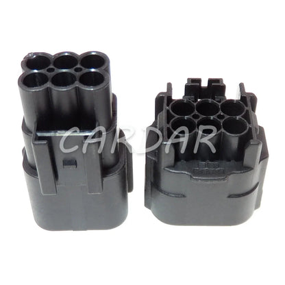 6 Pin 2 Series Automotive Waterproof Male Female Socket Car Wiring Harness Adapter 6189-7535 6189-7534