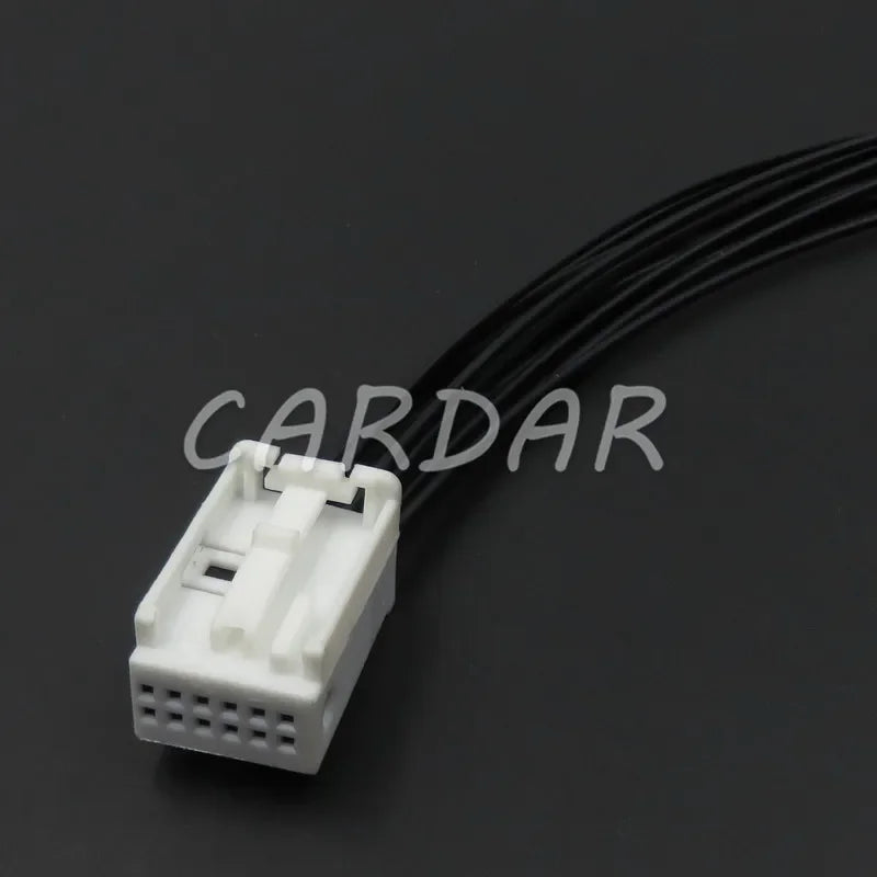 12 Pin 0.7 Series 0-1394048-1 3B7035447 2-1355524-3 Auto Back View Image Bluetooth Unsealed Wiring Socket For VW Audi