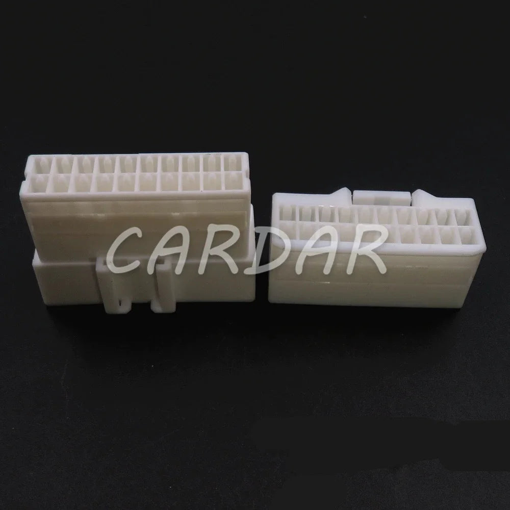 20 Pin High Quality White Car Connector Auto Male Female Docking Electric Wire Socket 936131-1 936095-1