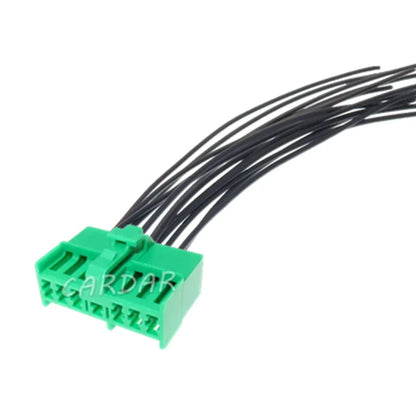 13 Pin 1 Series Green Automobile Wire Harness Plastic Housing Unsealed Socket Auto Accessories