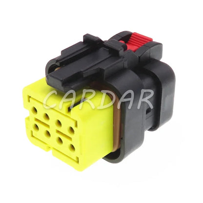 8 Pin 1.6 Series Yellow Automobile Plastic Housing Waterproof Wiring Socket Car Electrical Connector