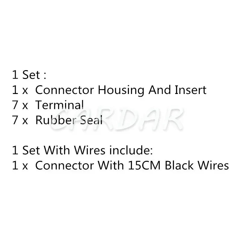 7 Pin 1.5 Series Car Pressure Sensor Cable Socket Auto Oil Exploration Railway Round Waterproof Plug