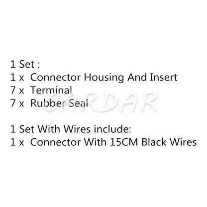 7 Pin 1.5 Series Car Pressure Sensor Cable Socket Auto Oil Exploration Railway Round Waterproof Plug