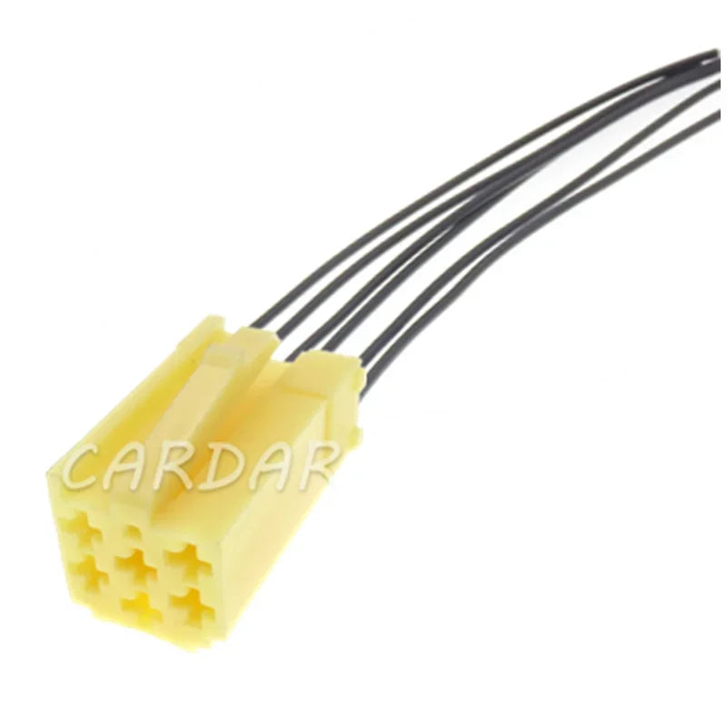 6 Pin 4A0972643 4A0 972 643 Auto Electric Socket Fuel Injector Connector For VW