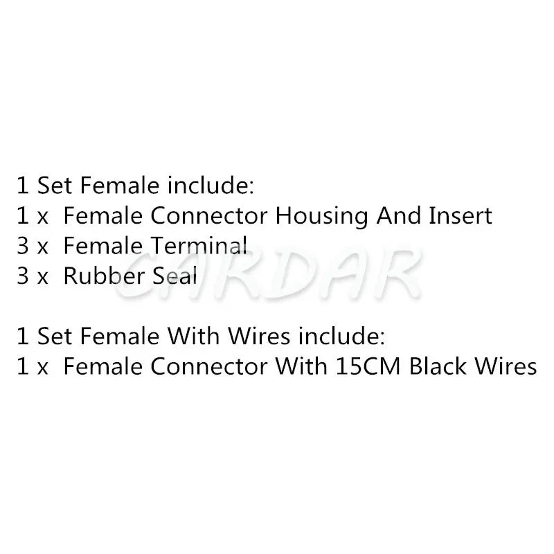 3 Pin 3B0 973 703G 1-1813271-0 3B0973703G Car Waterproof Socket Automobile Wire Cable Connector Auto Accessories