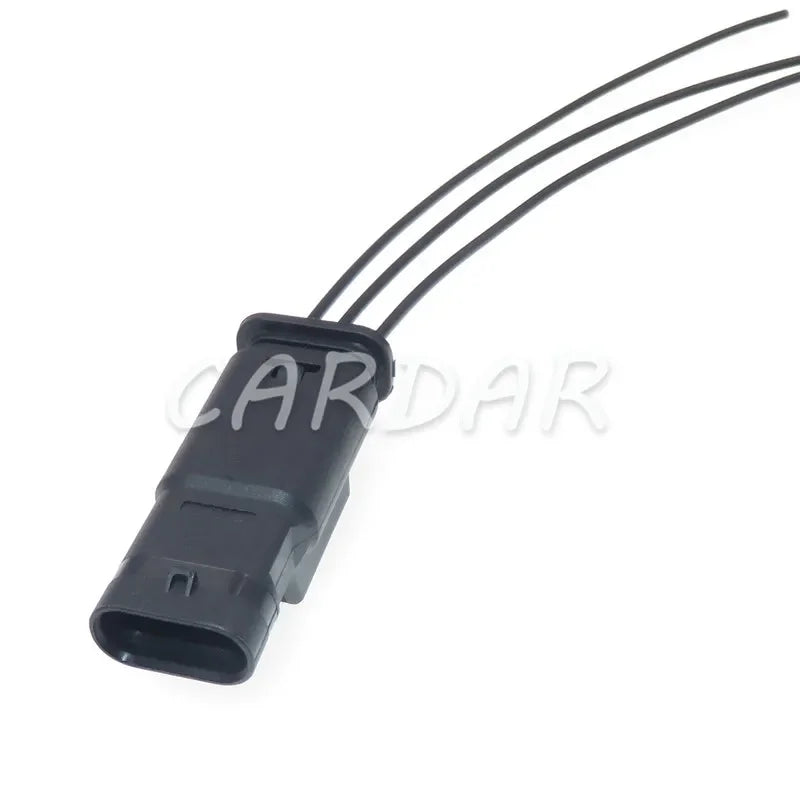 3 Pin 1488991-1 Auto Reversing Radar Probe Cable Socket Waterproof Wire Plug For Ford Land Rover