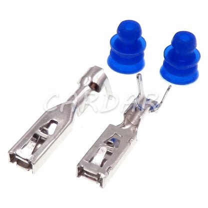 2 Pin 3.5 Series Auto Waterproof Cable Harness Connector Female Socket Sealed Plastic Adapter 805-198-532