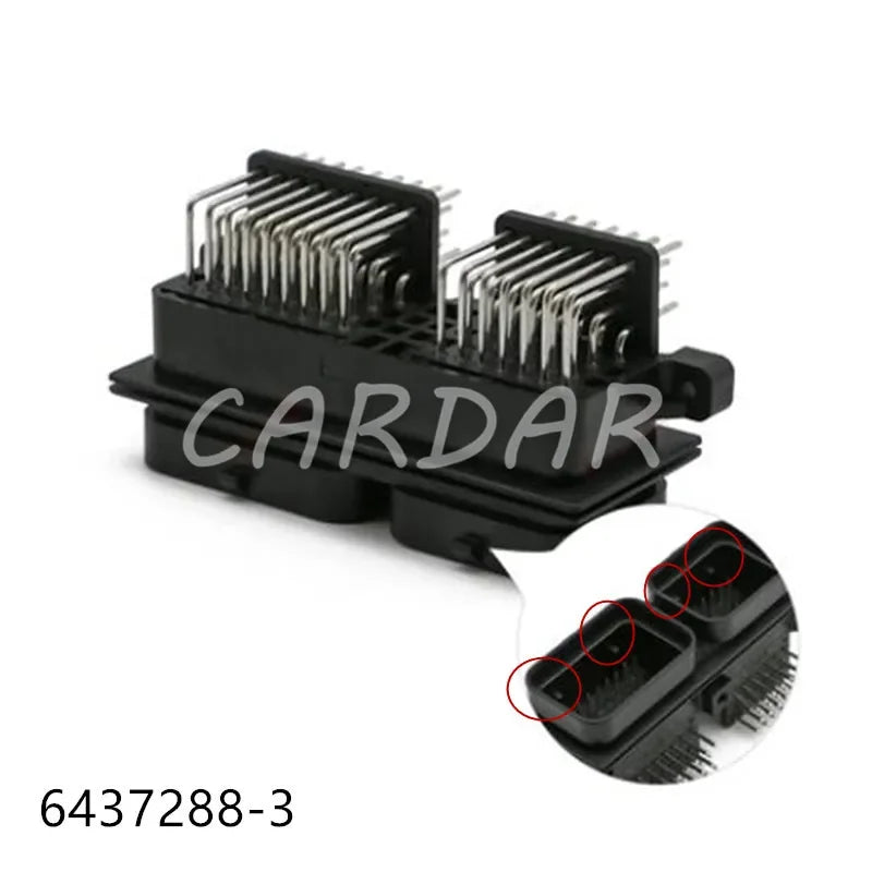 60 Pin 6437288-3 6437288-5 ECU Engine Gearbox Computer Board Plug Electrical Auto PCB Socket