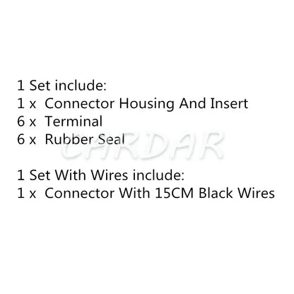 6 Pin 6189-7428 82824-78020 Car Door Handle Wire Socket Auto Reversing Camera Cable Harness Plug