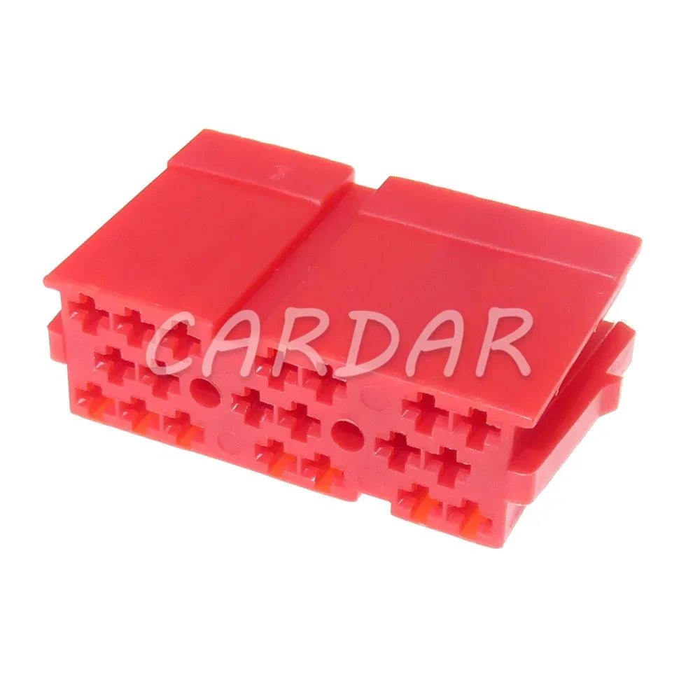 20 Pin Red Automobile Replacement Socket Parts Car Electric Cable Unsealed Connector Auto Adapter