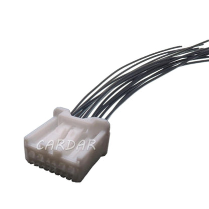 14 Pin White Composite Connector Miniature Auto Wire Socket Car Cable Unsealed Adapter Automobile Plug