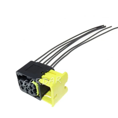 6 Pin 3.5 Series Black Auto Plastic Housing Electrical Connector Car Cable Harness Socket Auto Parts 1-1418437-1