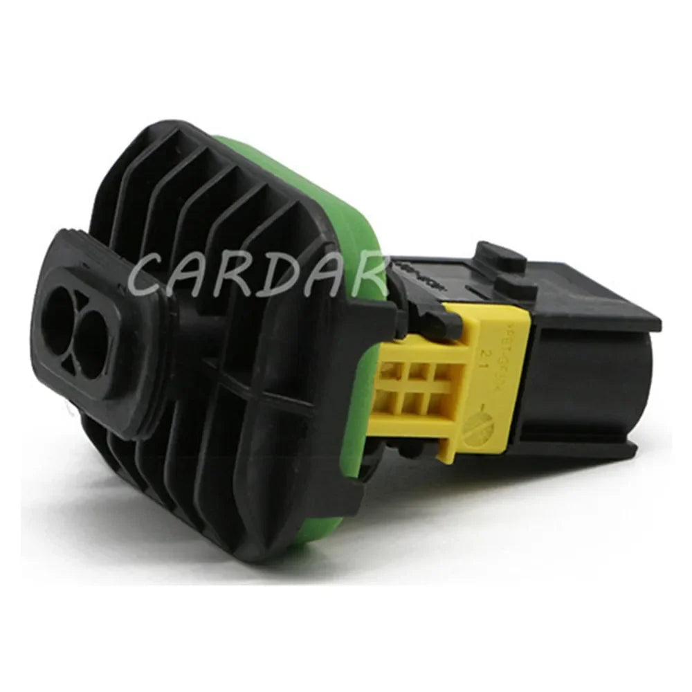 2 Pin 1-1418483-1 1-1703839-1 1-1703841-1 3.5mm Automotive Connector Waterproof Socket Plug With Rubber Seal And Terminal
