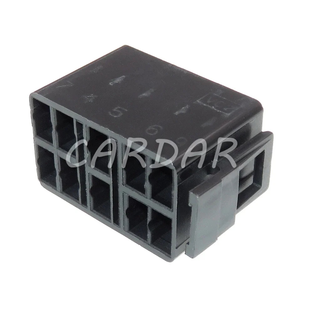 10 Pin 6.3 Series Automobile Large Current Unsealed Socket With Terminal Car Electric Wire Cable Connector