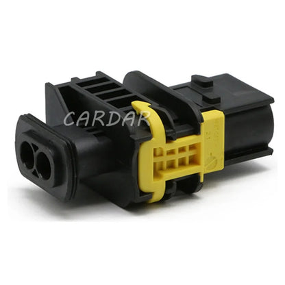 2 Pin 1-1418483-1 1-1703839-1 1-1703841-1 3.5mm Automotive Connector Waterproof Socket Plug With Rubber Seal And Terminal
