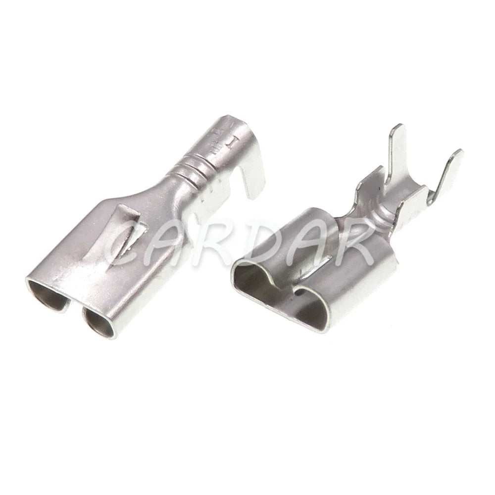 10 Pin 6.3 Series Automobile Large Current Unsealed Socket With Terminal Car Electric Wire Cable Connector