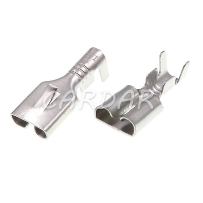10 Pin 6.3 Series Automobile Large Current Unsealed Socket With Terminal Car Electric Wire Cable Connector