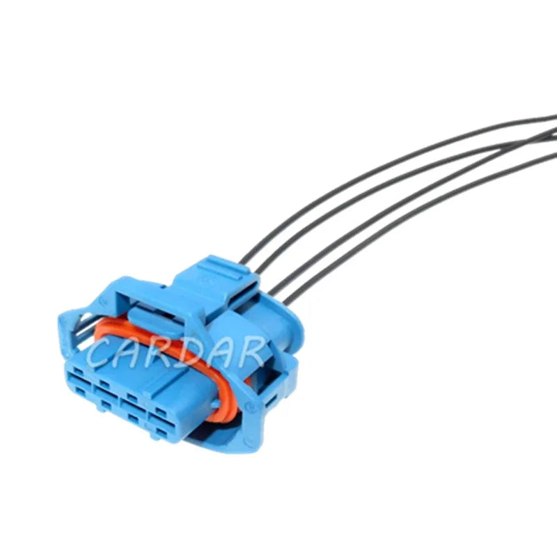 4 Pin 3.5 Series Blue Waterproof Socket Automobile Electrical Connector Wiring Harness Adapter
