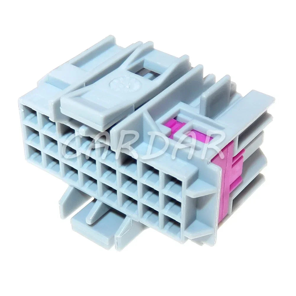 24 Pin Grey Automobile Wire Cable Connector Car Replacement Socket Plastic Housing Unsealed Adapter