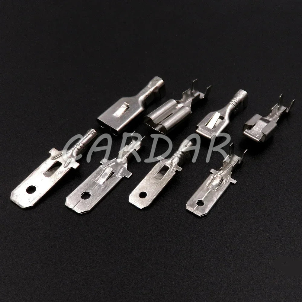4 Pin 6.3 7.8 Series Composite Connector Male Female Plastic Housing Wire Cable Socket For Automobile
