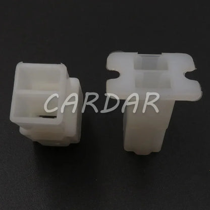 2 Pin White ABS Wiring Socket Automotive Connector Household Plug
