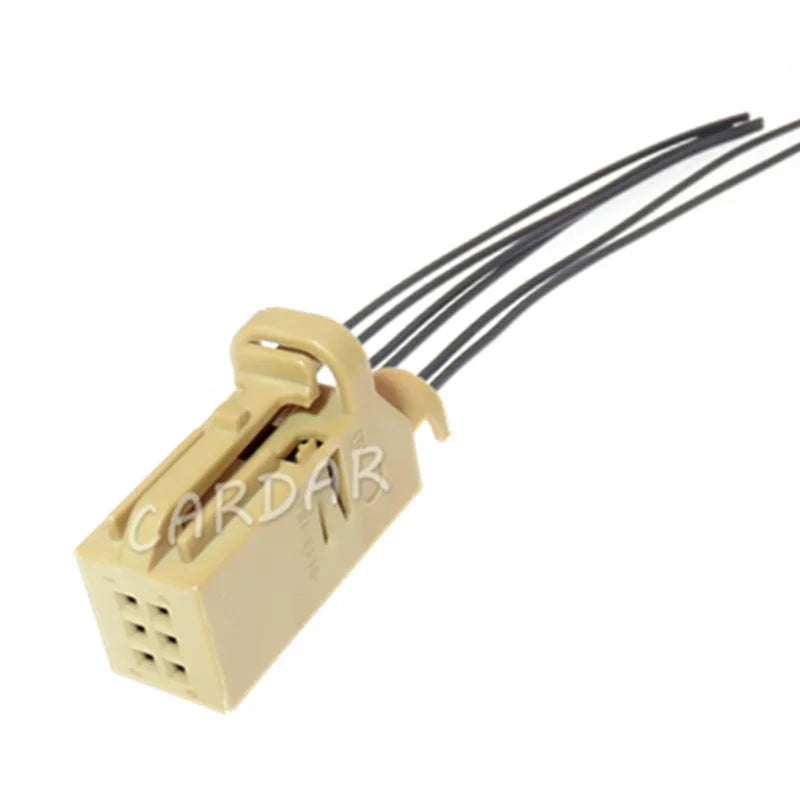 6 Pin 0.6 Series Brown Automotive Tire Pressure Alarm Cable Harness Socket 1534121-2 4D0971636A