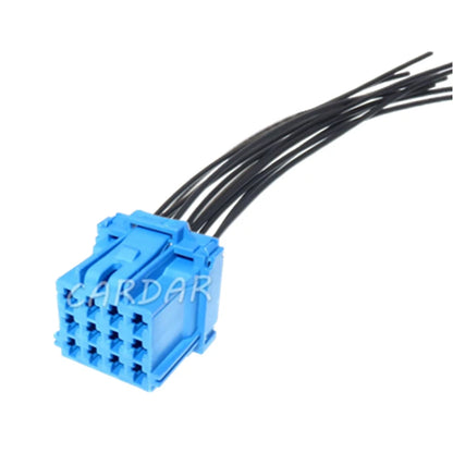 12 Pin 3-967627-1 Automotive Male Plug Plastic Housing Female Socket 6-968972-1 3.5 Series Blue Car Unsealed Connector