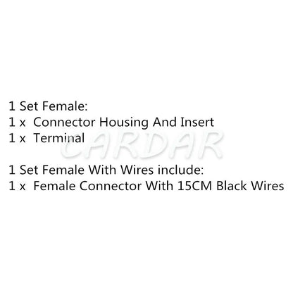 1 Pin 172320-2 Automotive Conenctor 6.3mm Series Auto Plug For Car Wiring Harness Socket