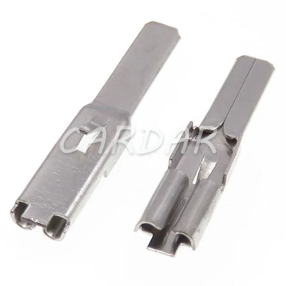 2 Pin 4.8 Series Automobile Electronic Fan Wiring Terminal Socket Unsealed Male Plug Auto Accessories