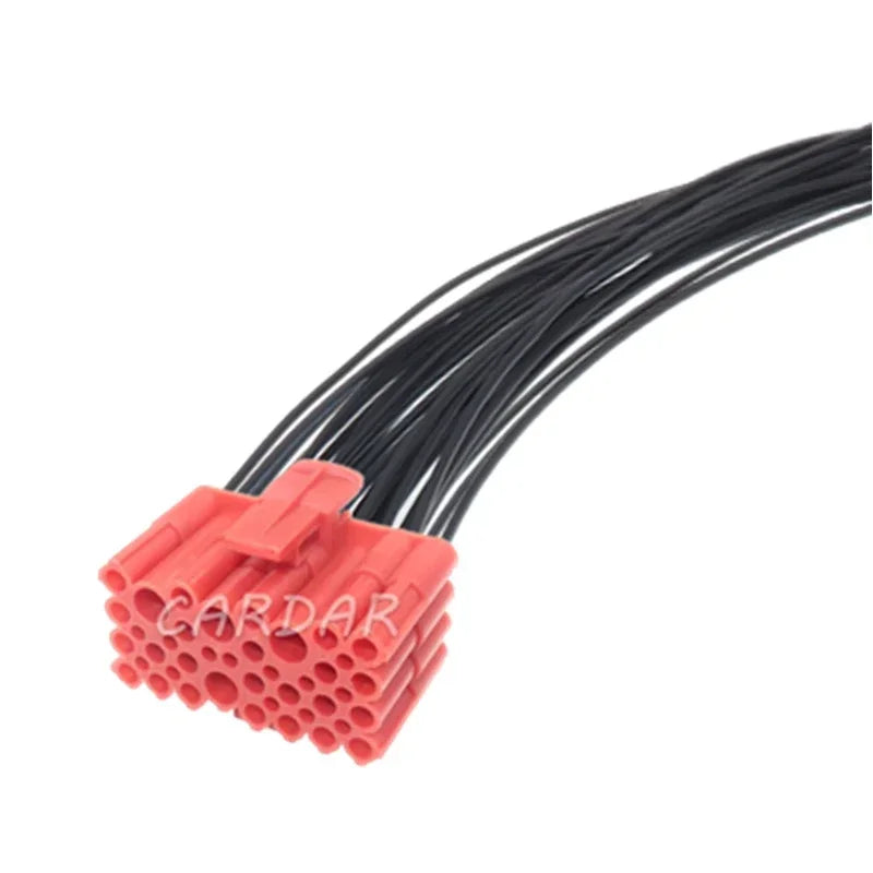 28 Pin Red Car Composite Connector 926673-1 High Quality Automobile Wire Harness Unsealed Socket