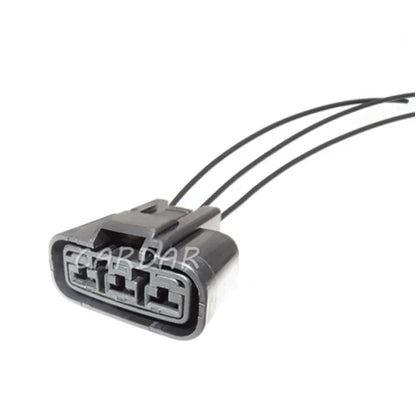 Fan Socket Automotive Electrical Wire 3 Pin Power Cord Connector QLW-A-3F-B Receptacle Kit QLW-A-3F-GR For Honda
