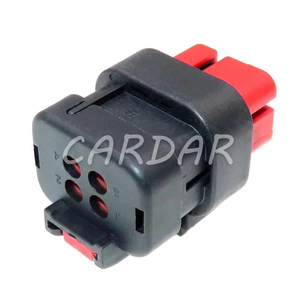 4 Pin 1.6 Series Car Waterproof Connector 776487-1 Red Electrical Socket Auto Modification Accessories